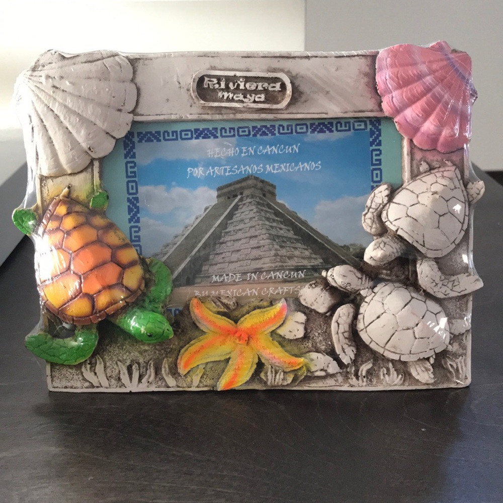 Riviera Multicolor Seashell Photo Frame